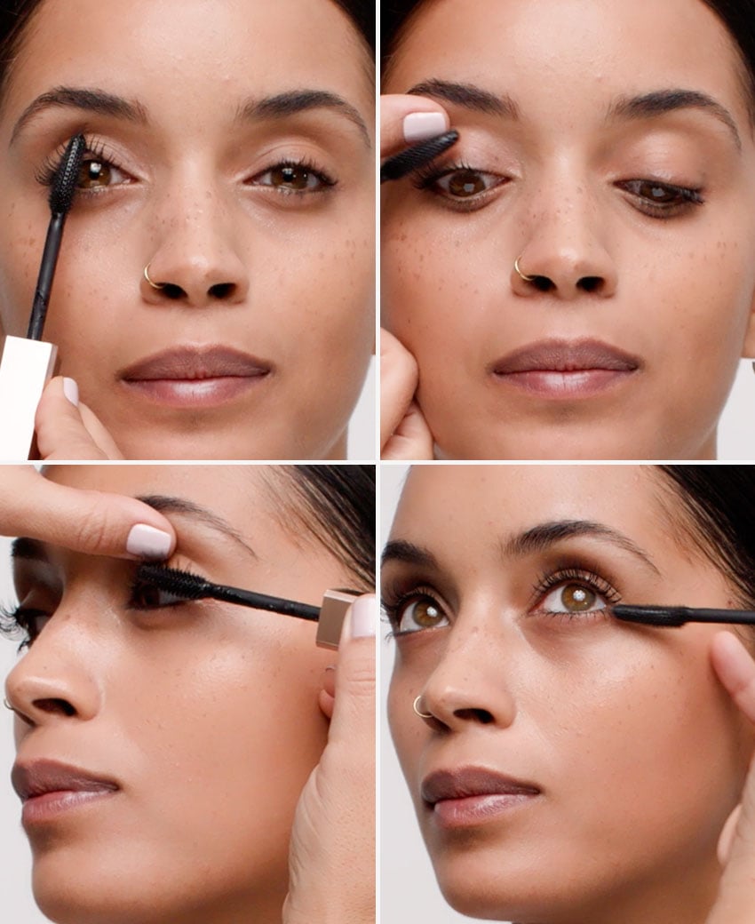 How to build clean volume with Lash Idole lash lift mascara for a no makeup makeup look
